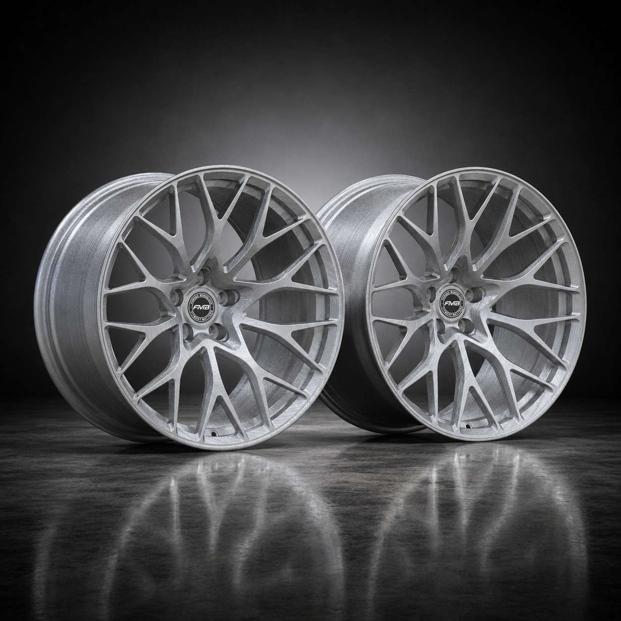 FMB Weave wheel design — multi-spoke intricate
